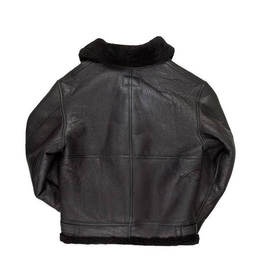 B-3 Black Hooded Bomber Jacket B-3 Black Hooded Bomber Jacket