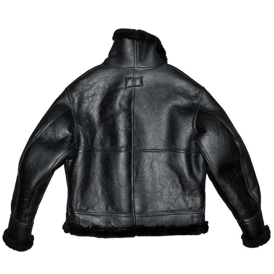 B3 Black Premium Sheepskin Leather Jacket B3 Black Premium Sheepskin Leather Jacket