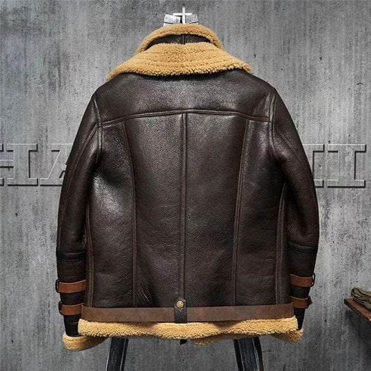 B3 Flight Sheepskin Aviator Fur Leather Jacket B3 Flight Sheepskin Aviator Fur Leather Jacket