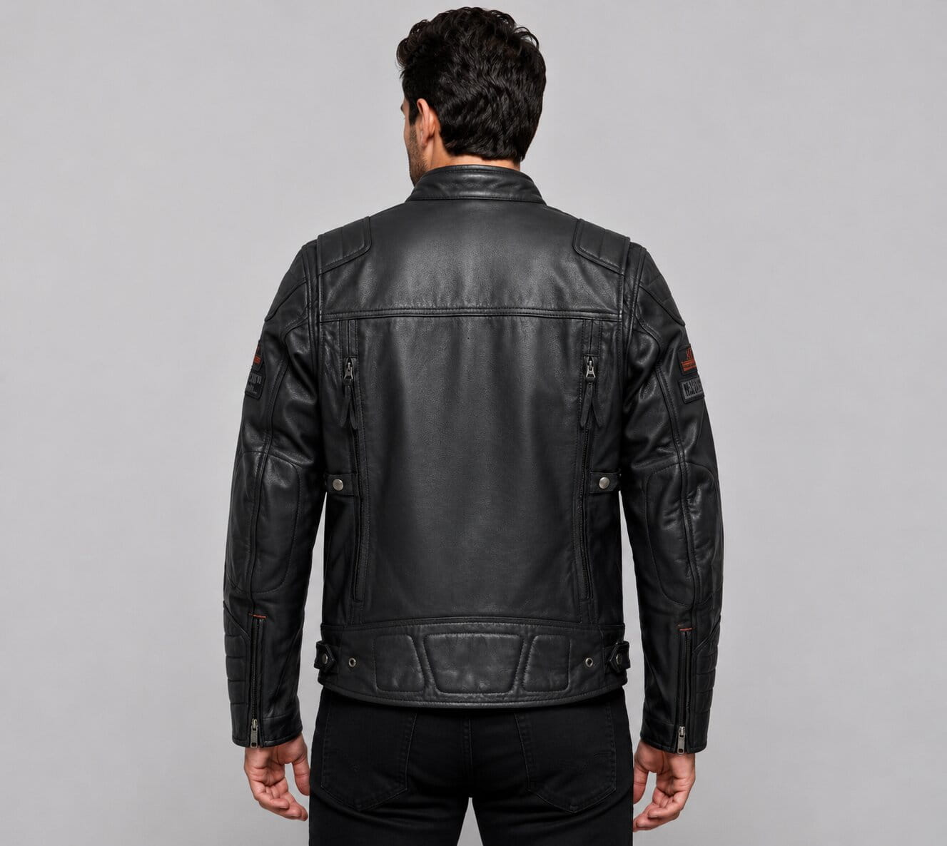 Harley Davidson Exmoor Reflective Wing Leather Jacket