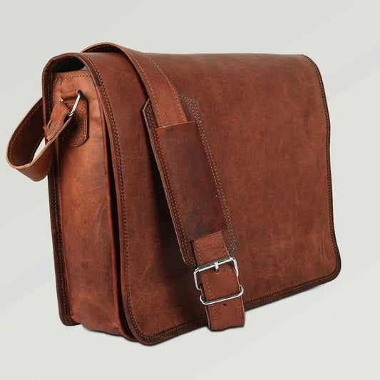 Personalized Leather Custom Laptop Satchel Messenger Bag - Premium Quality Leather Avanzar Leather Personalized Leather Custom Laptop Satchel Messenger Bag - Premium Quality Leather Avanzar Leather