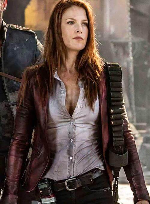 Buy Ali Larter Resident Evil Final Chapter Leather Blazer | Avanzar