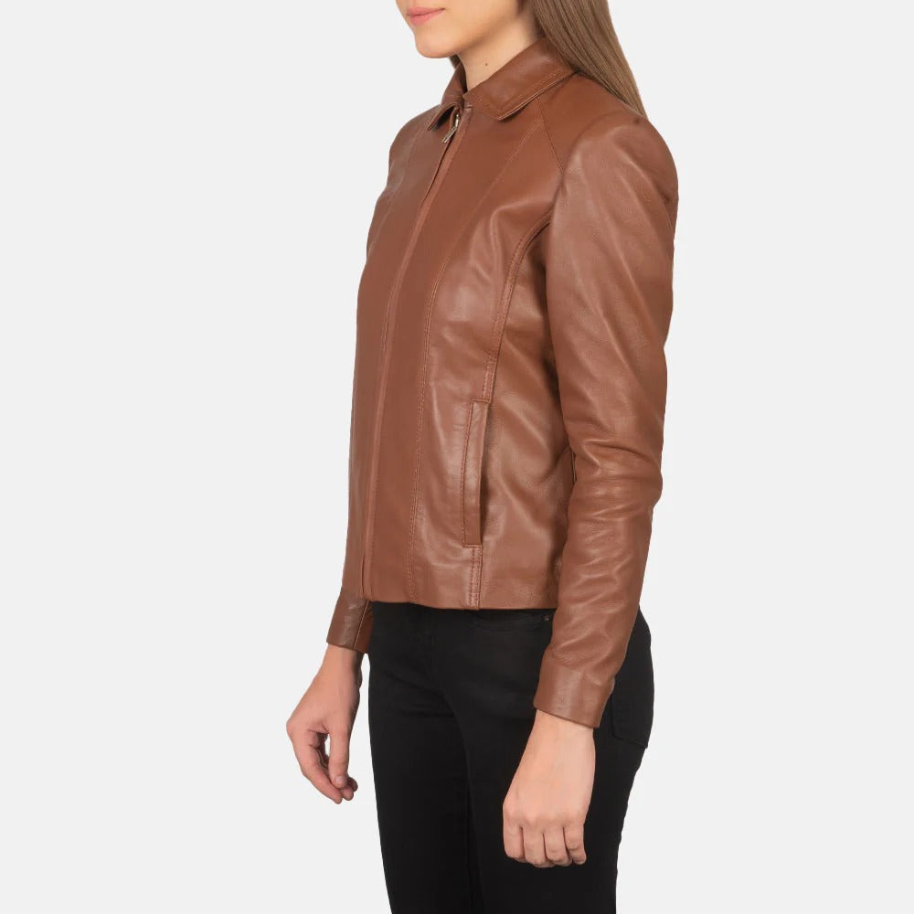Classic Brown Leather Jacket – Timeless Style by Avanzar Leather