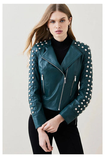 What Are Studded Leather Jackets for Women?