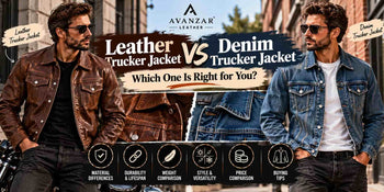 Leather Trucker Jacket vs Denim Trucker Jacket