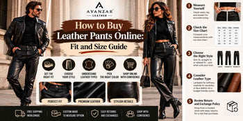 How to Buy Leather Pants Online: Fit and Size Guide