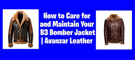 B3 Bomber Shearling Jacket - Ultimate Style & Comfort | Avanzar Leather