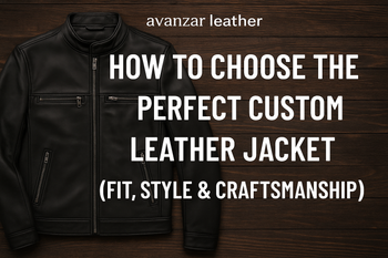 How to Choose the Perfect Custom Leather Jacket (Fit, Style & Craftsmanship)