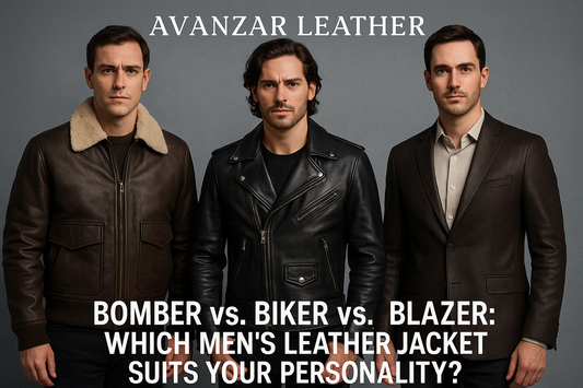 Bomber vs. Biker vs. Blazer: Which Men’s Leather Jacket Suits Your Personality?