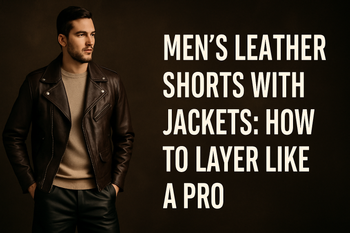 Leather Shorts with Jackets: How to Layer Like a Pro