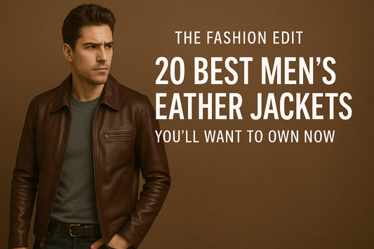 The Fashion Edit - 20 Best Men’s Leather Jackets You’ll Want to Own Now