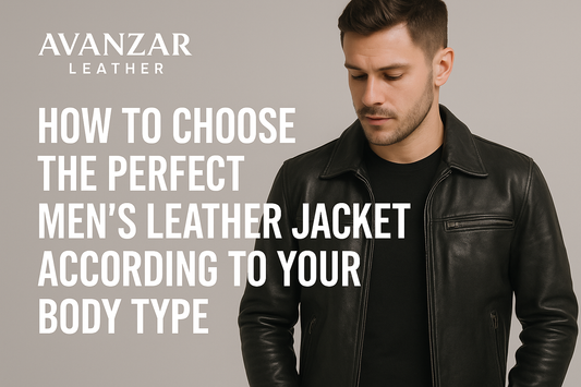 How to Choose the Perfect Men's Leather Jacket According to Your Body Type