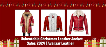 Christmas leather jacket sales 2024 - Avanzar Leather holiday deals and discounts