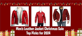 Men’s Leather Jacket Christmas Sale: Top Picks for 2024