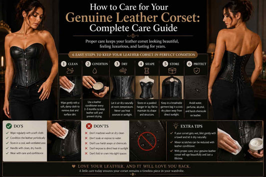 How to Care for Your Genuine Leather Corset: Complete Care Guide
