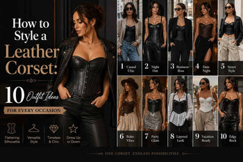 How to Style a Leather Corset: 10 Outfit Ideas for Every Occasion