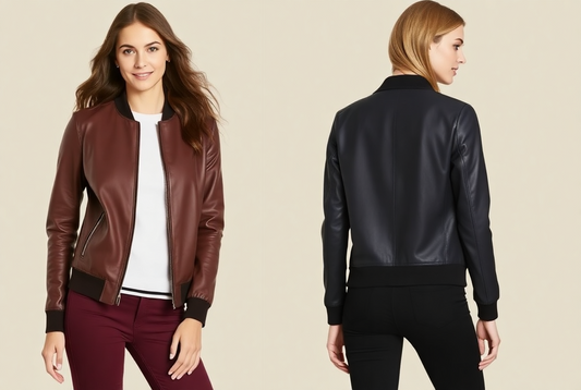 Top Brands for Women’s Leather Bomber Jackets