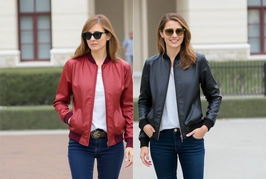 Vintage vs. Modern Women’s Leather Bomber Jackets – A Style Guide