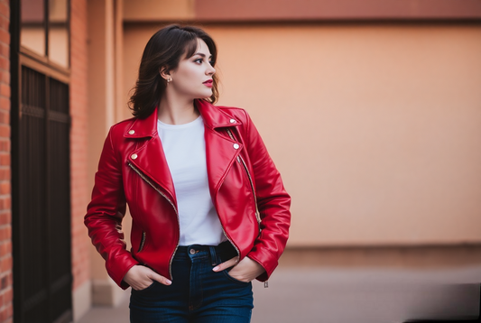 The History of the Red Leather Coat – A Bold Fashion Statement Through Time