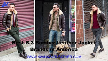 Best B-3 Bomber Leather Jacket Brands in America