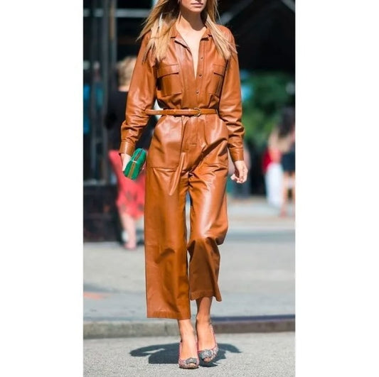 The Rise of the Leather Jumpsuit: A Fashion Evolution