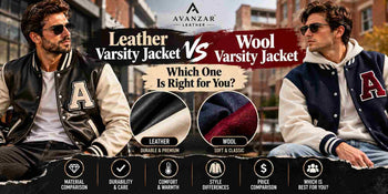 Leather Varsity Jacket vs Wool Varsity Jacket