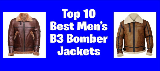 Top 10 Best Men’s B3 Bomber Jackets for Ultimate Warmth & Style