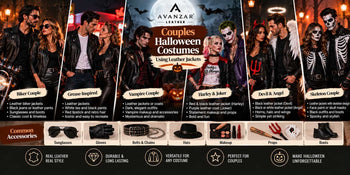 Couples Halloween Costumes Using Leather Jackets