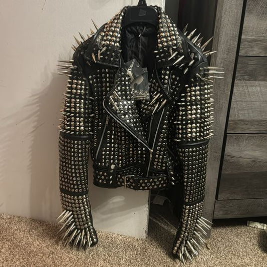 What Are Spiked Leather Jackets for Women?