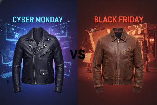 Cyber Monday Leather Jacket Sale vs. Black Friday: Which Offers Better Deals?”