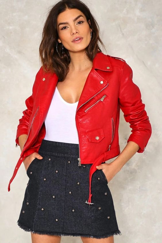 Why Women Love Red Leather Jackets | Stylish & Timeless Appeal