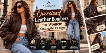 Oversized Leather Bombers for Women: Getting the Fit Right