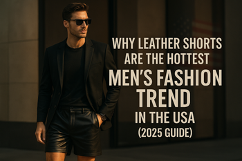 Why Leather Shorts Are the Hottest Men’s Fashion Trend in the USA (2025 Guide)