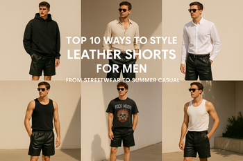Top 10 Ways to Style Leather Shorts for Men – From Streetwear to Summer Casual