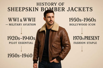 History of Sheepskin Bomber Jackets