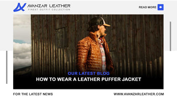 How to Wear a Leather Puffer Jacket
