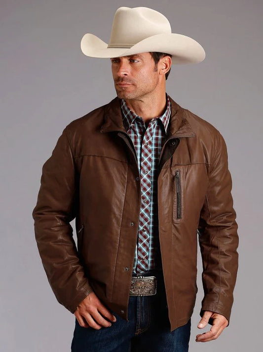 What are Men’s Brown Leather Jackets?