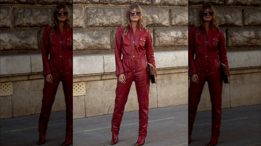 How to Style a Leather Jumpsuit Look Cool