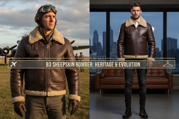 The History of the B3 Sheepskin Jacket: From Military to Modern Style