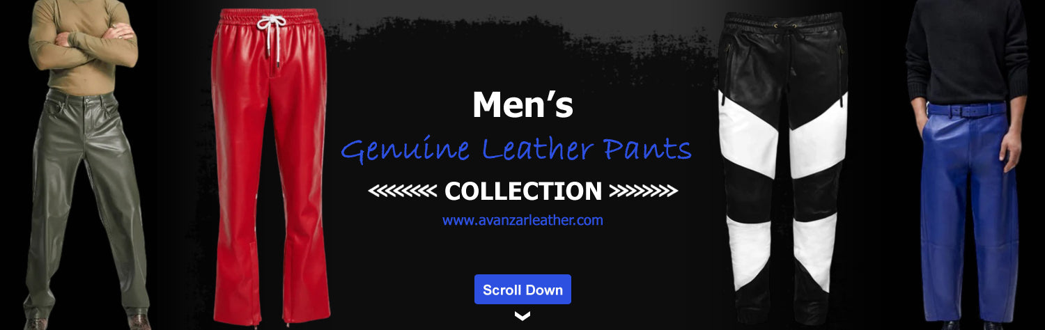 Genuine Leather Pants