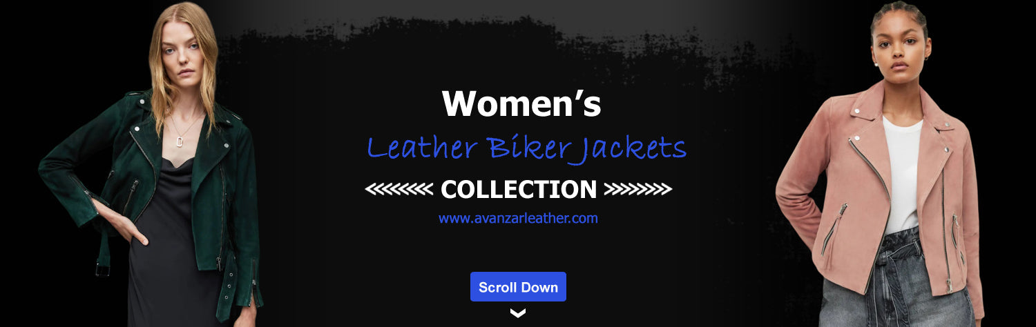 Women Leather Biker Jackets