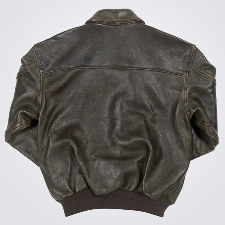 100 Mission A-2 Pilot Leather Flight Bomber Jacket by Avanzar Leather