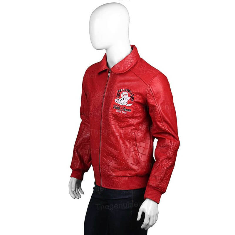 1978 Soda Club Pelle Pelle Red Leather Jacket by Avanzar Leather