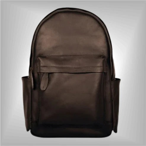 Men’s Dark Brown Leather Backpack - Stylish & Durable Avanzar Leather