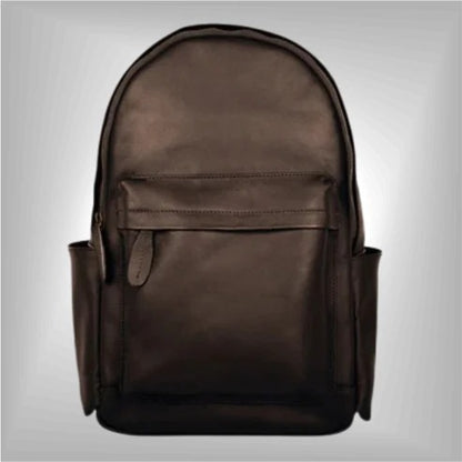 Men’s Dark Brown Leather Backpack - Stylish & Durable Avanzar Leather