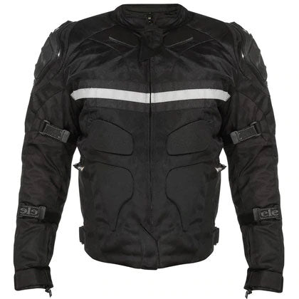 Men’s Roll Out Black Tri-Tex Motorcycle Jacket with X Armor Protection