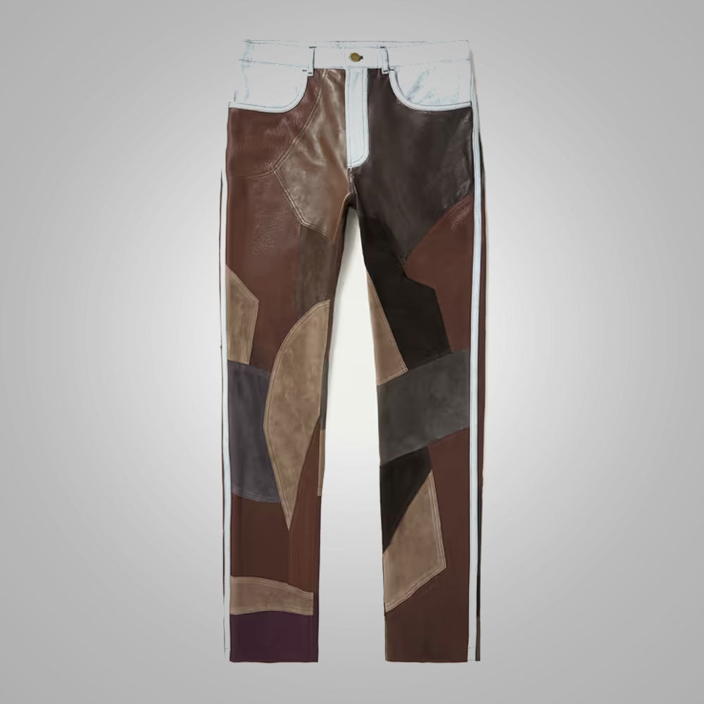 Men's New Style Fashion Leather Pants in Multiple Colors