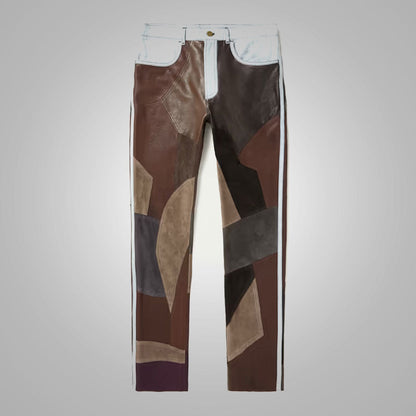 Men's New Style Fashion Leather Pants in Multiple Colors