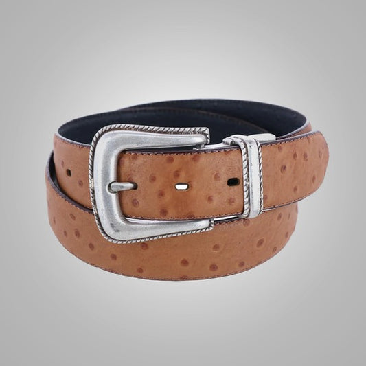 Women's Brown & Black Reversible Sheepskin Genuine Leather Belt