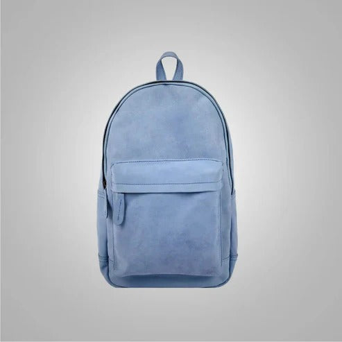 Men’s Handmade Premium Blue Leather Backpack - Stylish  Avanzar Leather